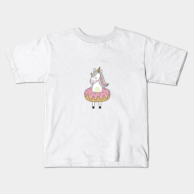 Sweet unicorn Kids T-Shirt by melomania